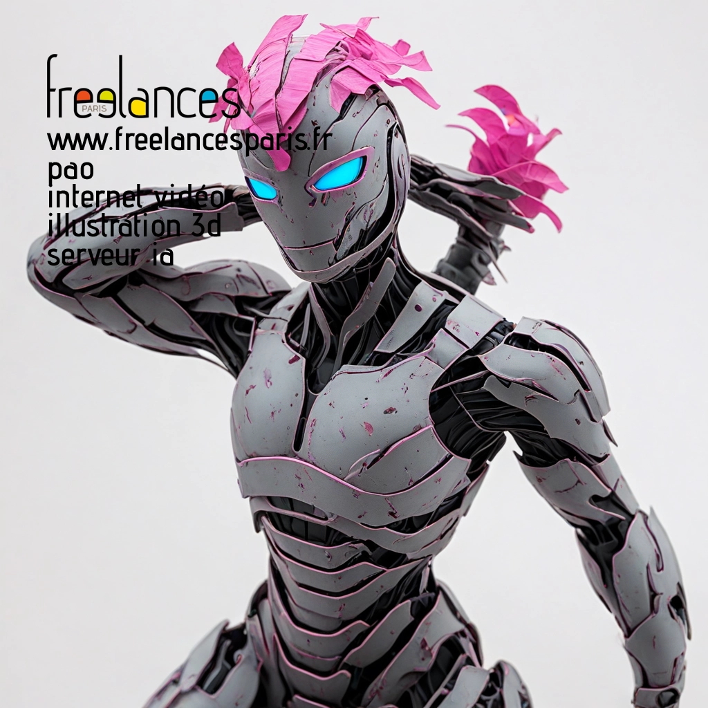 Pao mise en page internet vidéo illustration 3d serveur image IA générative AI freelance paris studio de création magazines BZVYZLN0